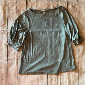 H&M 3/4 quarter sleeve work blouse